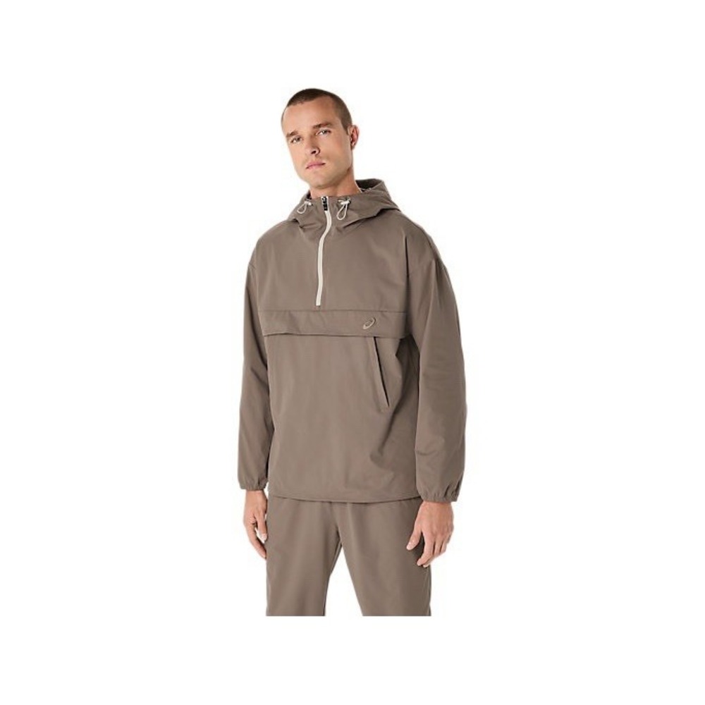 ASICS Double Weave Relaxed Pullover Jacket Men's Sports Top Plus Shorts! Size LG